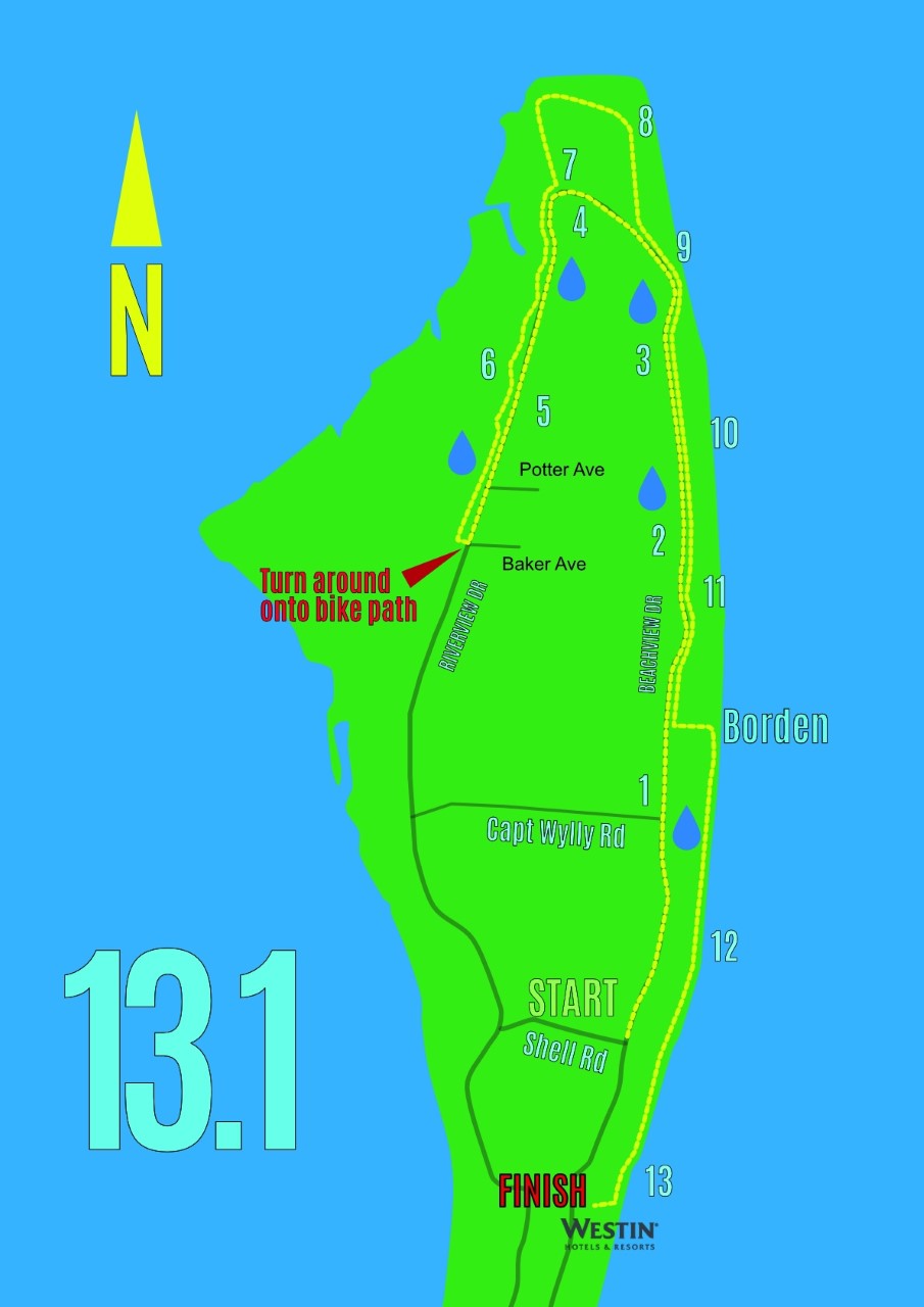 JIM Half Marathon Map